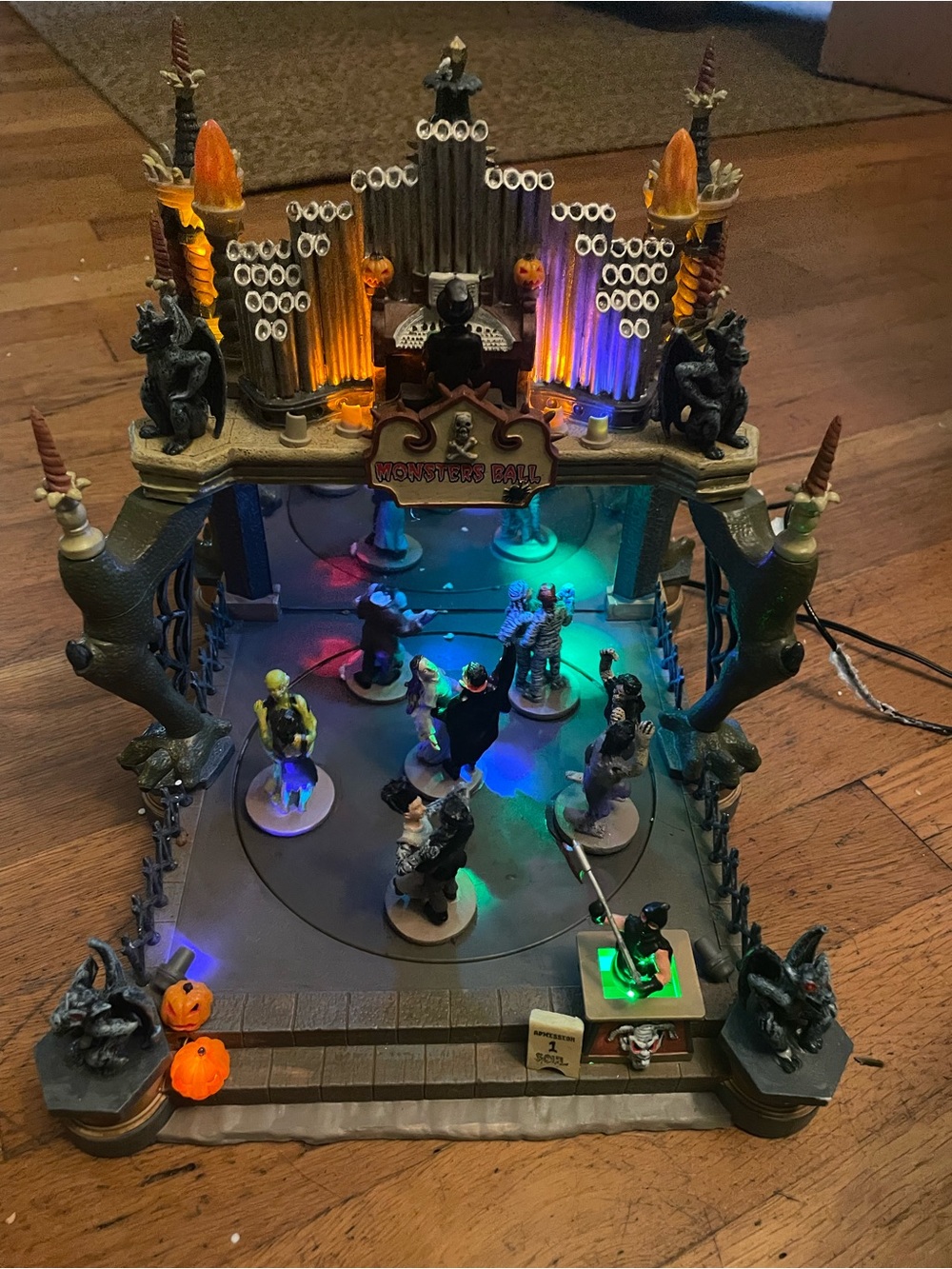 Retired 2005 Lemax Spooky Town "Monsters Ball” Halloween Lighted House